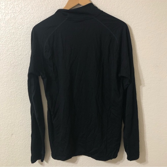 Smartwool Men's Merino 150 Wool Black 1/4 Zip-Up Sweater - Size Large - Picture 5 of 8
